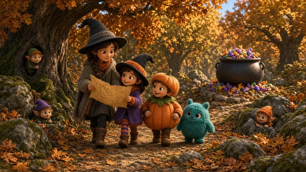 À la recherche du trésor d'Halloween au Bois des Roches